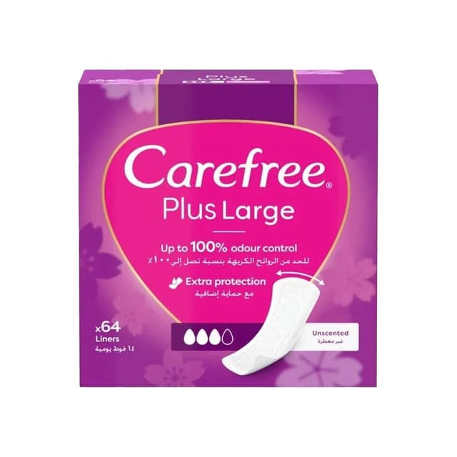 Carefree Daily Liners Large Light Scent
