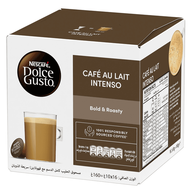 Nescafe Dolce Gusto Intenso Coffee Capsules, 16 Capsules, 160g