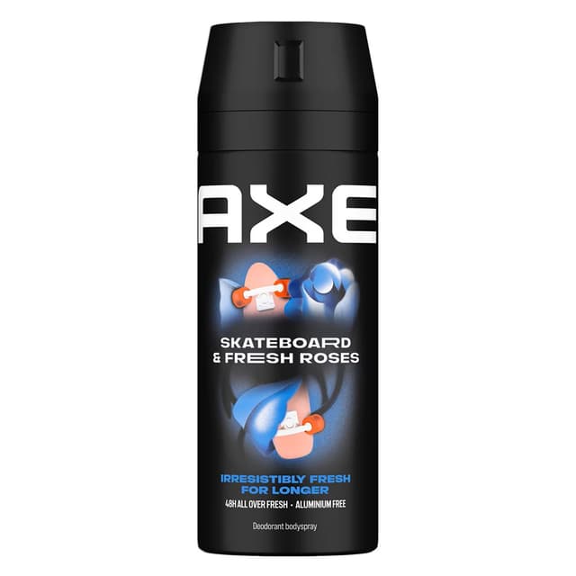 Axe Skateboard & Fresh Roses Deodorant Body Spray, 150ml