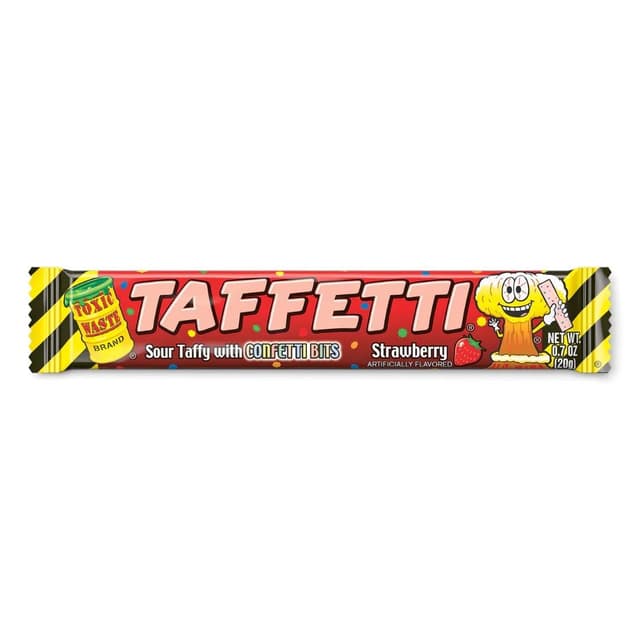 Toxic Waste Taffetti Strawberry, 20g