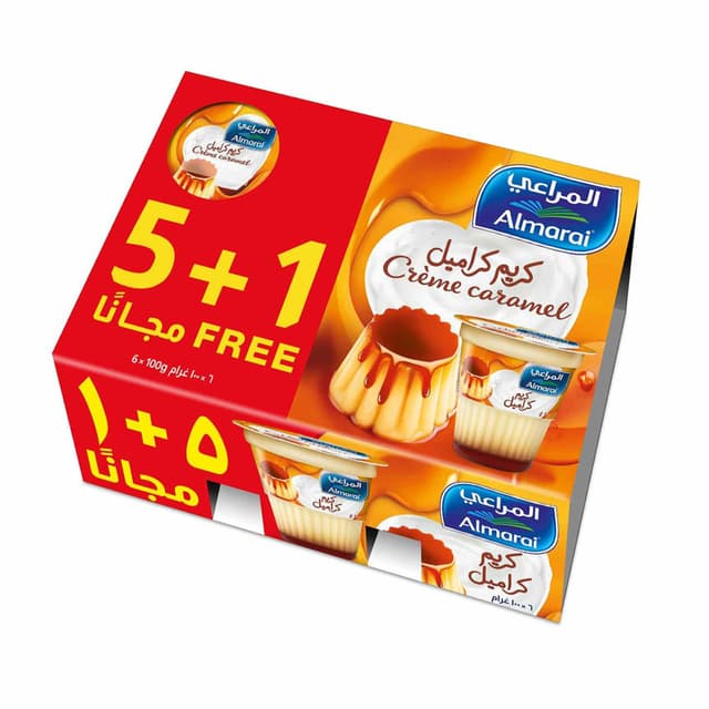 Almarai Cream Caramel Chilled Dessert, 6x100g