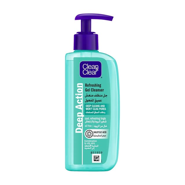 Clean & Clear Deep Action Refreshing Gel Cleanser