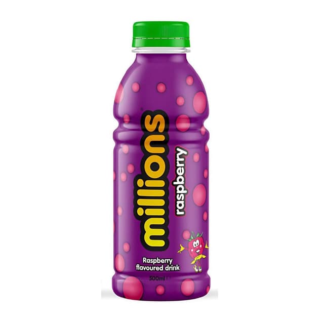 Millions Raspberry Flavoured Drink, 500ml