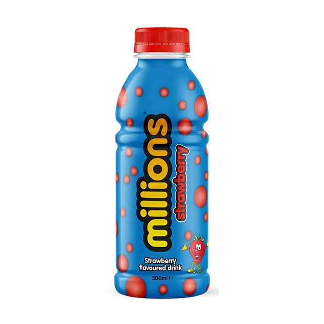 Millions Strawberry Drink, 500ml