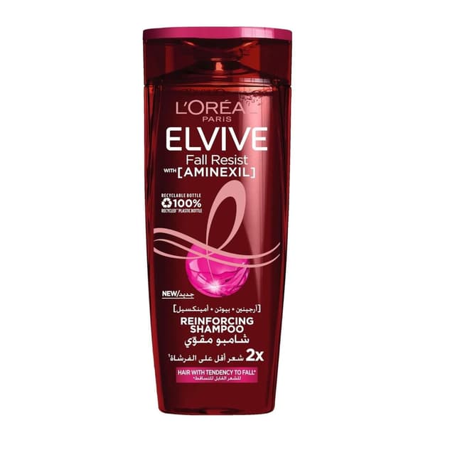 L'Oreal Elvive Full Resist Reinforcing Shampoo with Vitamin B5, Biotin & Arginine for Weakened Hair