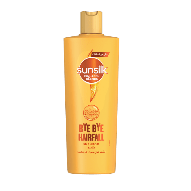 Sunsilk Collagen Blends Bye Bye Hairfall Shampoo Infused with Collagen + Ceramides, 350ml