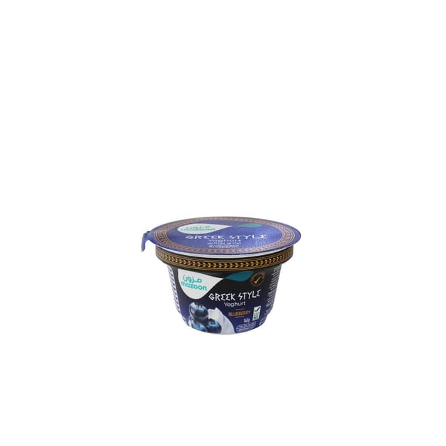 Mazoon Greek Style Blueberry Yoghurt 140 g