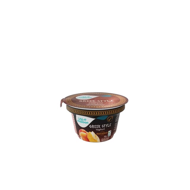 Mazoon Greek Style Peach Apricot Yoghurt 140 g