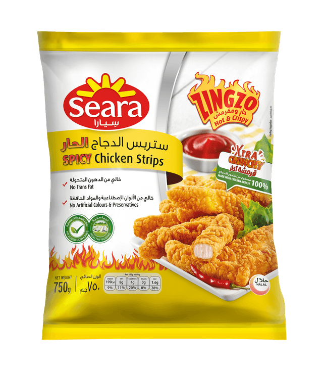 Seara Zingzo Spicy Chicken Strips, 750g