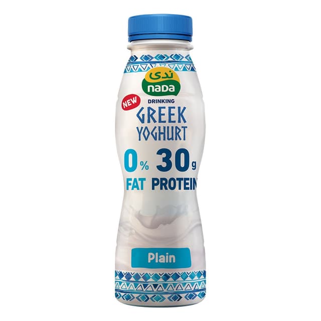 Nada Plain Premium Dairy Drink with 30g Protein & Zero Fat, 330ml