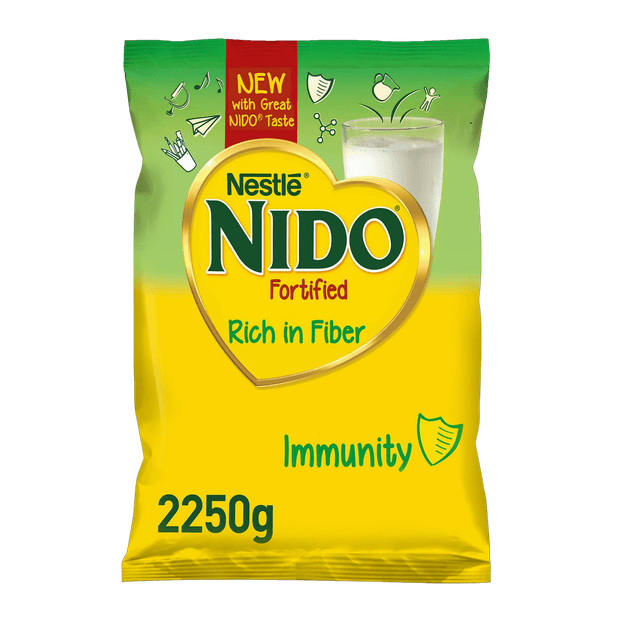 Nido Fortified Milk Powder Rich in Fiber, 2.25kg