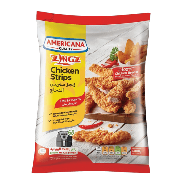 Americana Chicken Strips Spicy 1kg