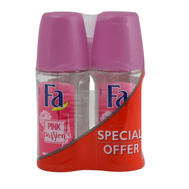 Fa Deo Roll On Pink Paradise 2 x 50 ml