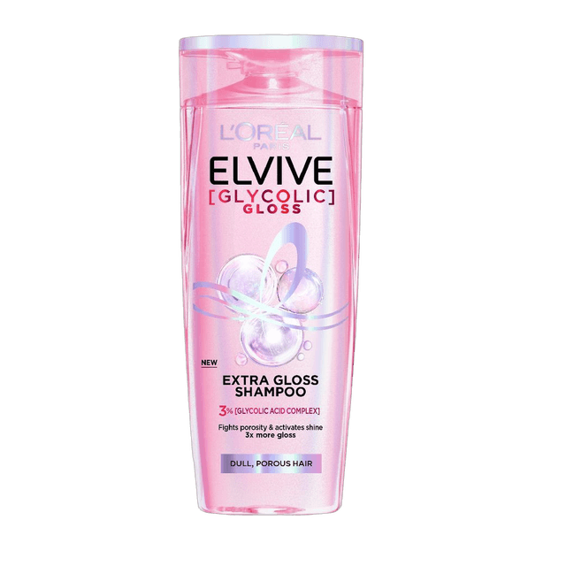 Elvive Glycolic Gloss Shampoo for Dull Hair, 200ml