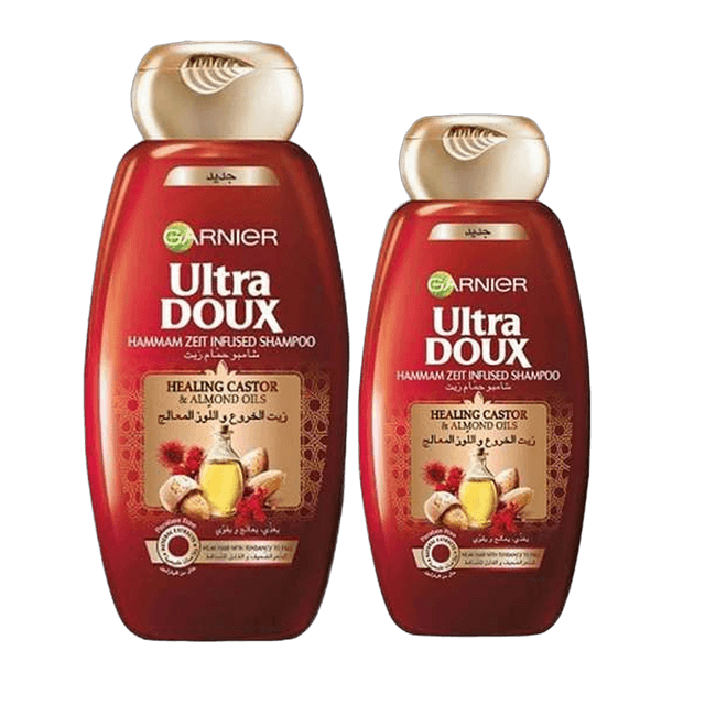Garnier Ultra Doux Hammam Zeit Infused Shampoo 600 ml + 400 ml