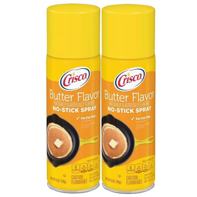 Crisco Non-Stick Butter Spray, 170g x 2