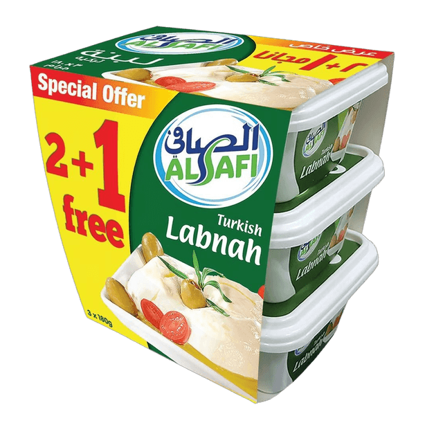 Al Safi Turkish Labneh, 3x180g