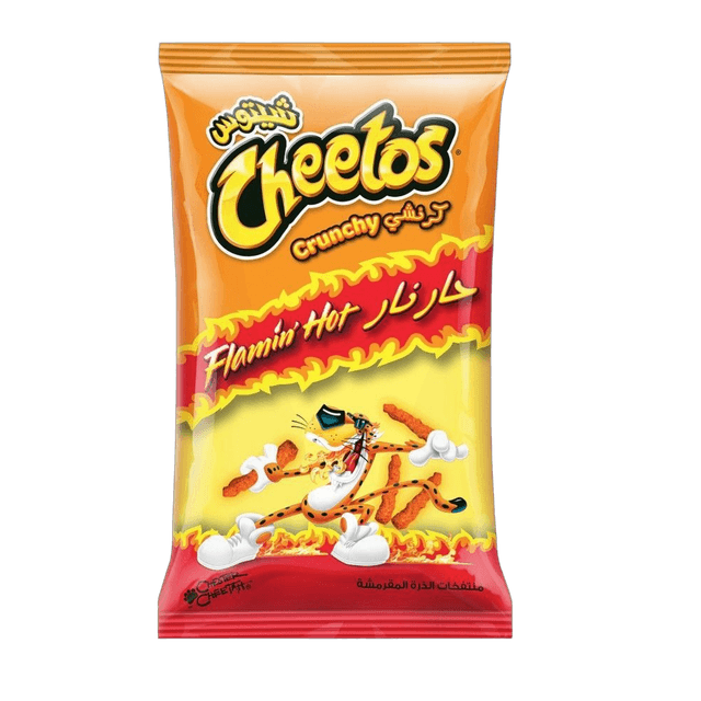 Cheetos Crunchy Flamin Hot Chips, 210g
