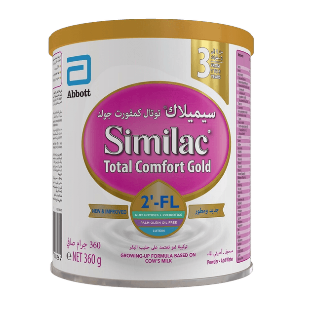 Similac Total Comfort Gold 3 Growing Up Formula from 1-3 Years, 360g