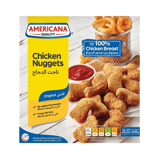 Americana Frozen Chicken Nuggets, 400g