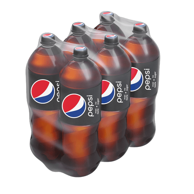 Pepsi Zero Soft Drink Pet Bottle, 6x1.25L