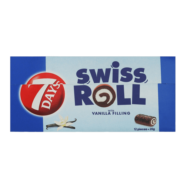 7 دايز سويس رولز فيولد ويذ ڤانيلا كريم 12x20 جم