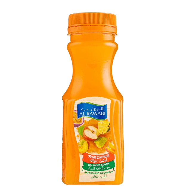 Al Rawabi Fruit Cocktail Juice - No Added Sugar, 200ml