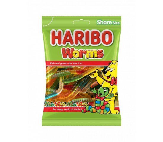 Haribo Gummy Worms, 80g