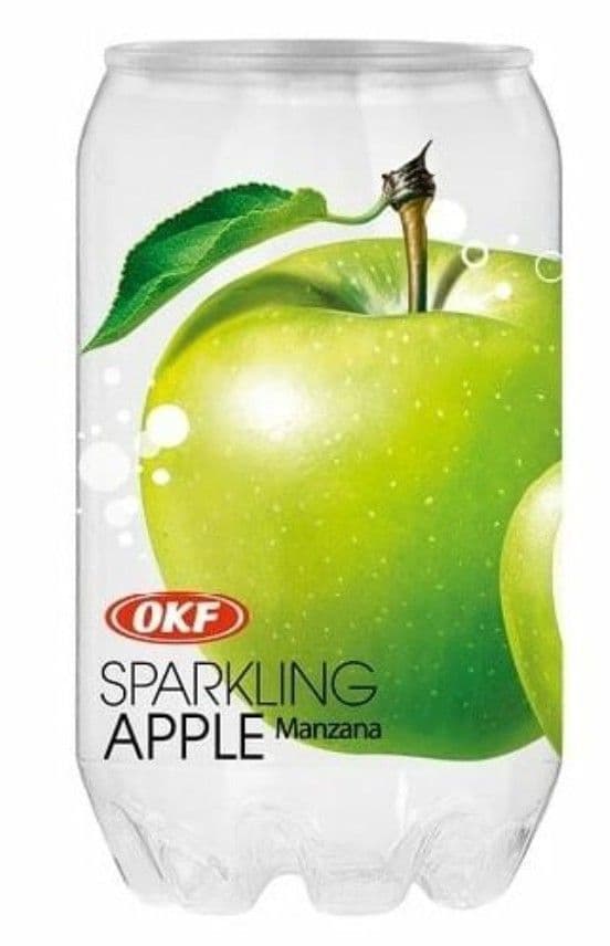 OKF Green Apple Sparkling Water, 350ml