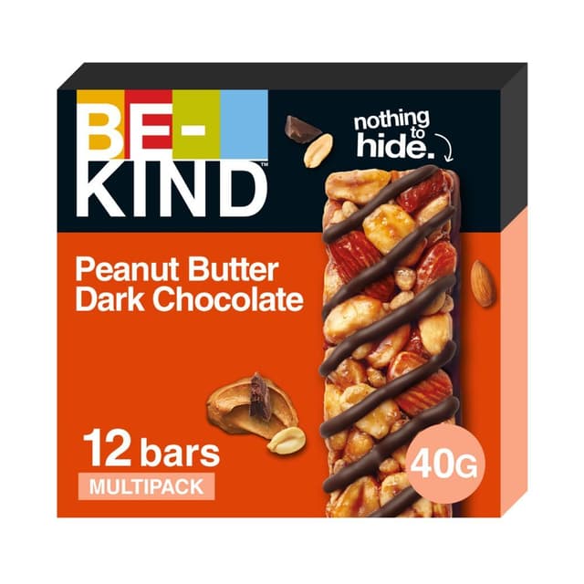 Be Kind Peanut Butter Dark Choco12 Pcs X 40 G