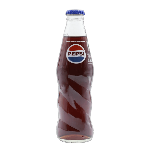 Pepsi Cola Soft Drink Glass Bottle, 250ml