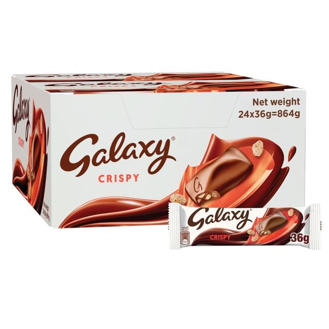 Galaxy Crunchy Chocolate 24 x 36 g