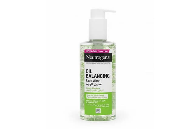 Neutrogena Oil Balancing Facial Wash with Lime Extract, 200ml