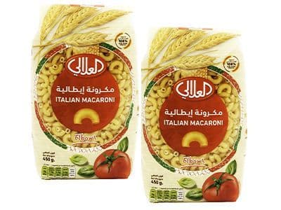 Al Alali Italian Elbows Pasta, 2x450g