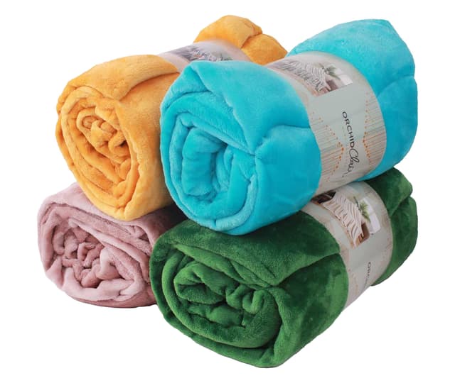 Orchid Assorted Thick Blanket