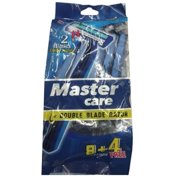 Master Care Men’s Razor Blades, 12 Pieces (8 + 4 Free)