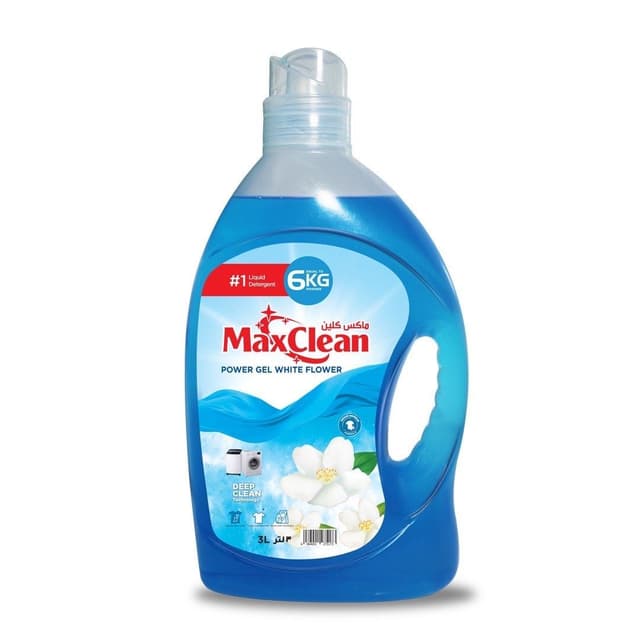 MaxClean White Flower Dishwashing Liquid Gel, 3L