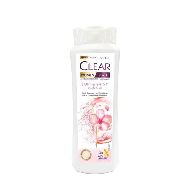 Clear Anti Dandruff Shampoo Soft & Shiny For Women