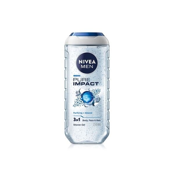 Nivea Men Pure Impact Shower Gel, 250ml
