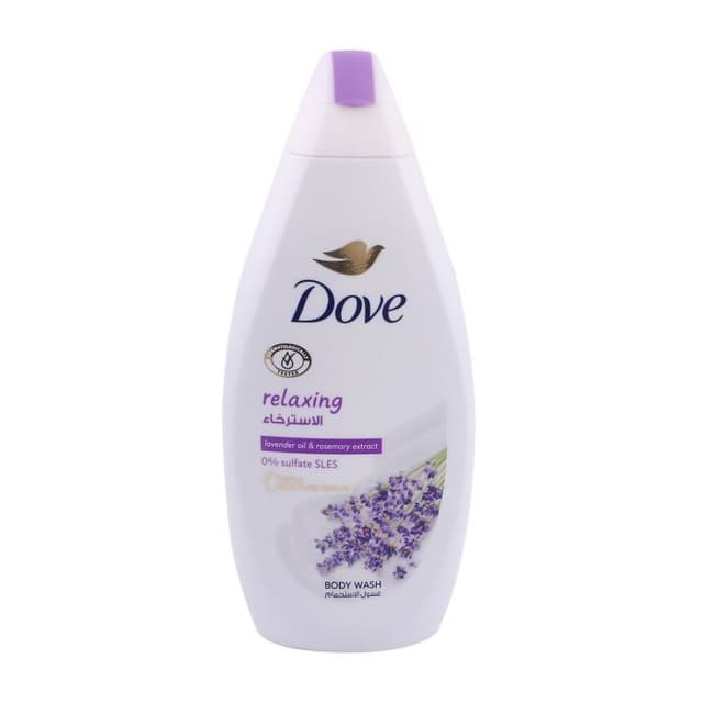 Dove Relaxing Triple Moisture Serum Body Wash Extracted By Lavender Oil & Rosemary, 500ml