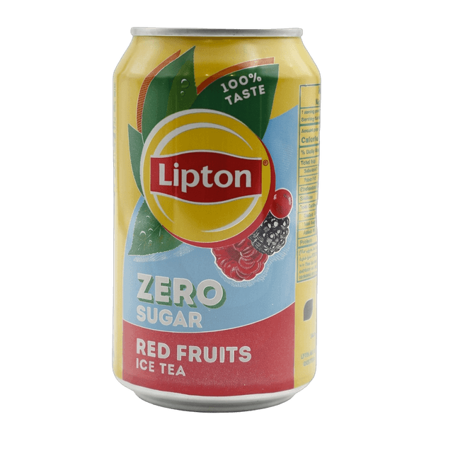 Lipton Zero Sugar Red Fruits Iced Tea, 320ml