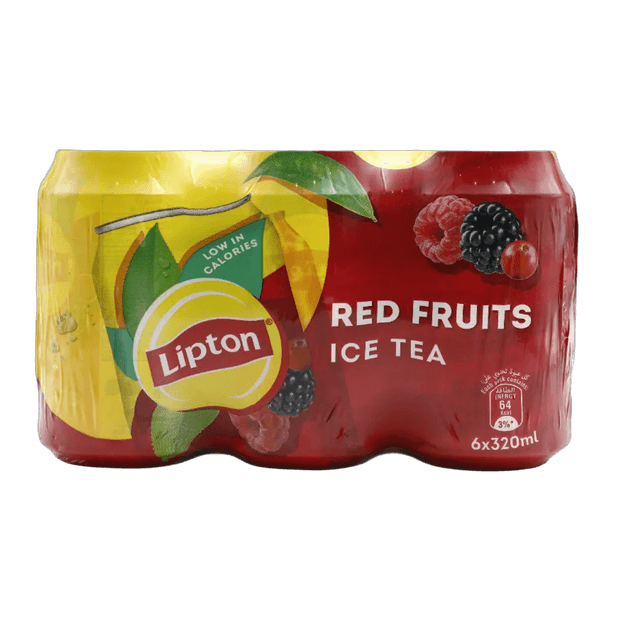 Lipton Red Fruits Iced Tea, 6x320ml