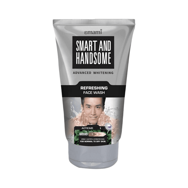 Emami Smart & Handsome Advanced Whitening Refreshing Face Wash, 50ml