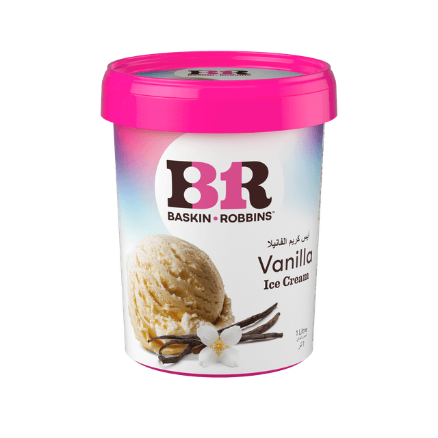 Baskin Robbins Vanilla Ice Cream, 1L