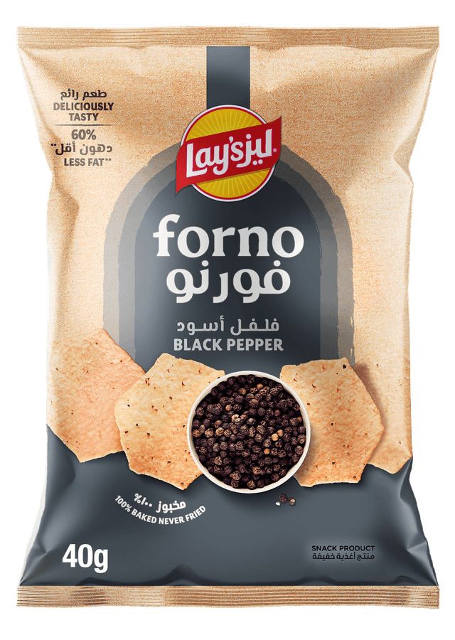 Lay's Forno Black Pepper Potato Chips, 40g