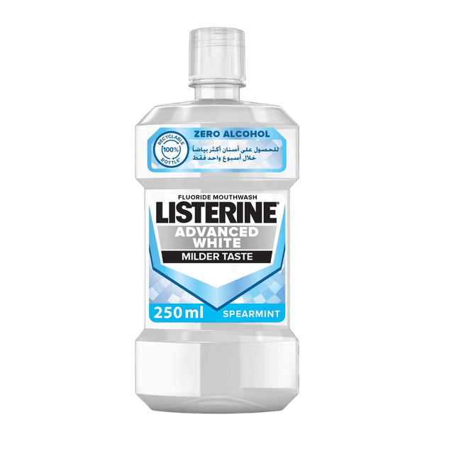 Listerine Advanced White Mouthwash Spearmint Flavor