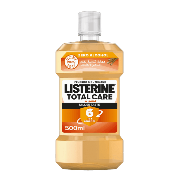 Listerine Total Care Miswak Daily Mouth Wash - Zero Alcohol