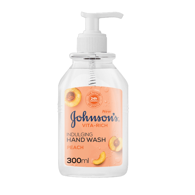 Johnson's Vita-Rich Indulging Hand Wash Peach