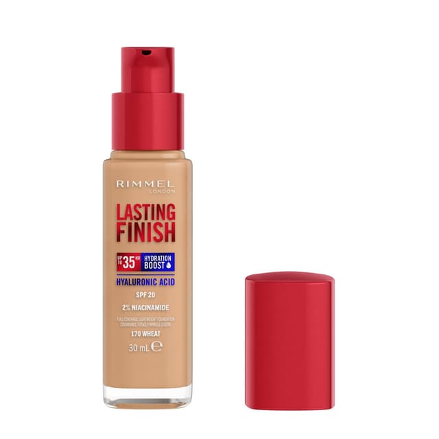 Rimmel London Lasting Finish 35 Hour Foundation - 170 Wheat SPF20, 30ml
