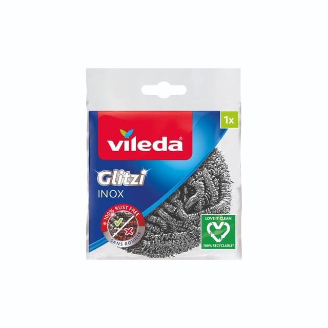 Vileda Metallic Dish Washing Scourer, 1 Piece